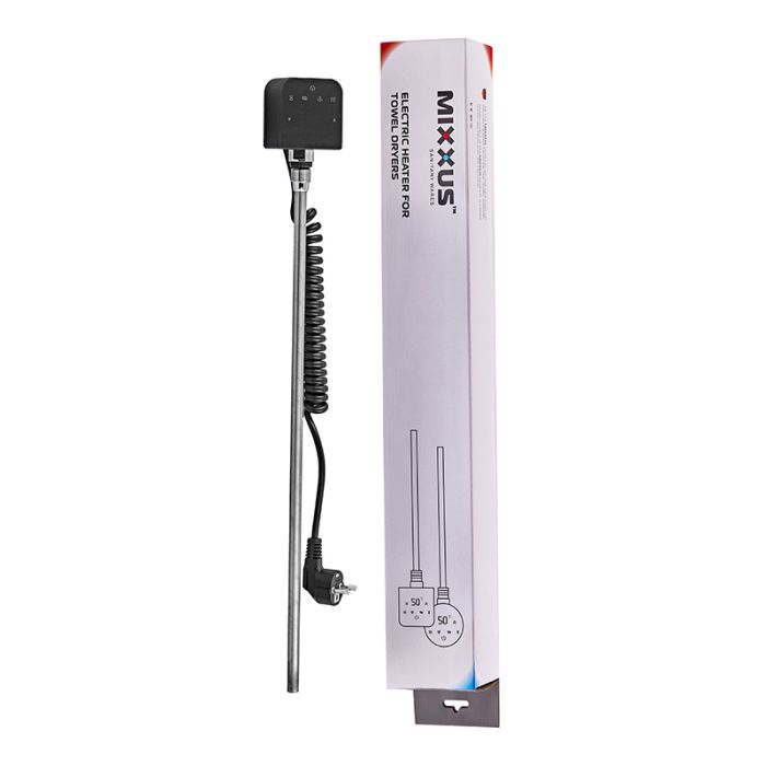 ТЕН електричний Mixxus TEH-0206 BLACK для сушарок рушників 600W (колір чорний) (MI6632)