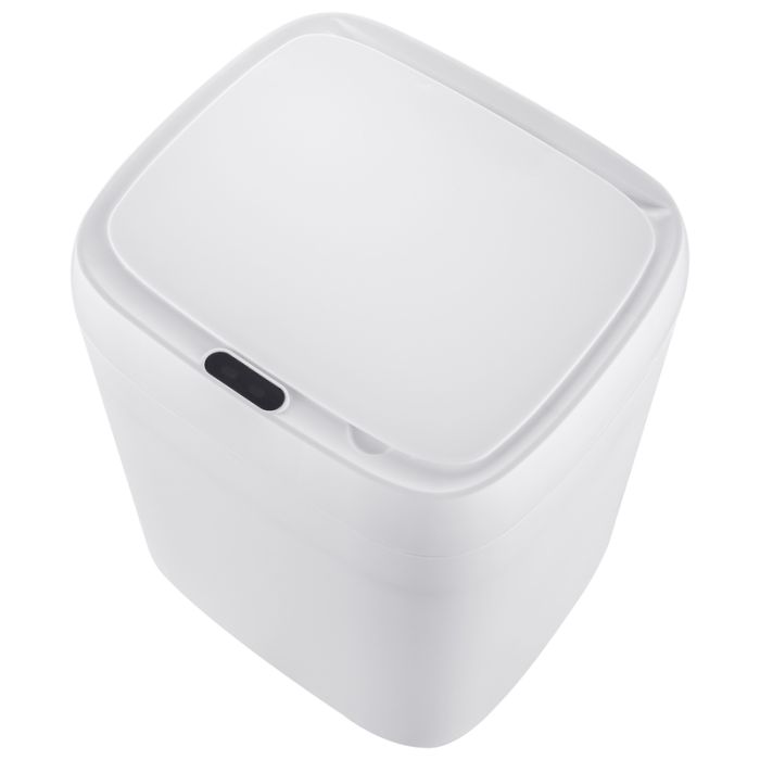 Відро для сміття сенсорне прямокутне Mixxus Wave-TC0212 White 12 л (колір білий) (MI8403)