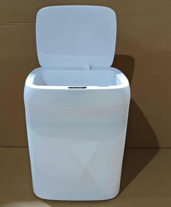Відро для сміття сенсорне прямокутне Mixxus Wave-TC0212 White 12 л (колір білий) (MI8403)
