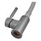 Змішувач для кухні Zerix Atrium-011-T Graphite Refl.Gray (Колір графіт+силік.вилив сірий) (ZX6107)