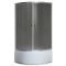 Душова кабіна з високим піддоном Mixxus PLAIN SCT01-90x90x195-GR SATIN сіре тоноване скло 4мм (MI6895)
