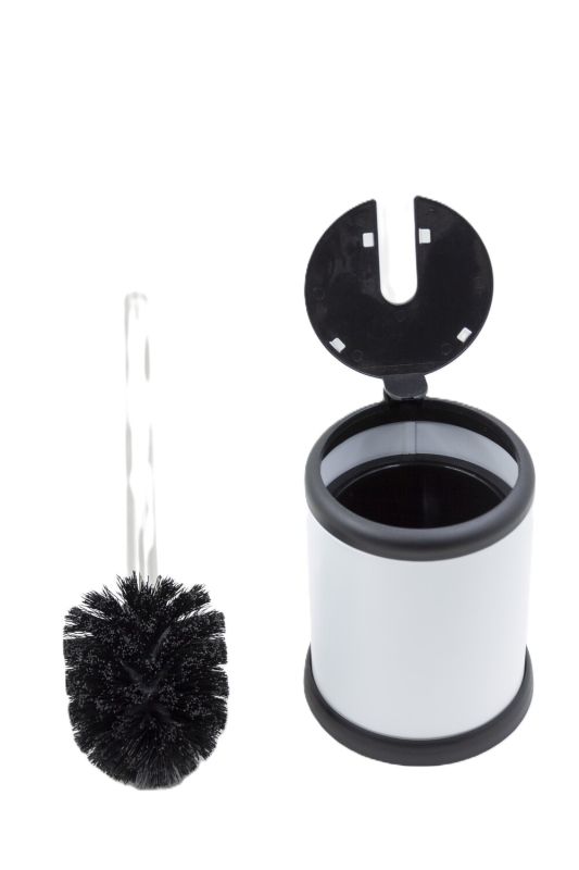Йоржик для унітазу підлоговий Mixxus Topper-TB0201 White колір білий (MI7094)