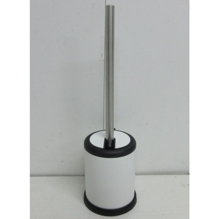 Йоржик для унітазу підлоговий Mixxus Topper-TB0201 White колір білий (MI7094)
