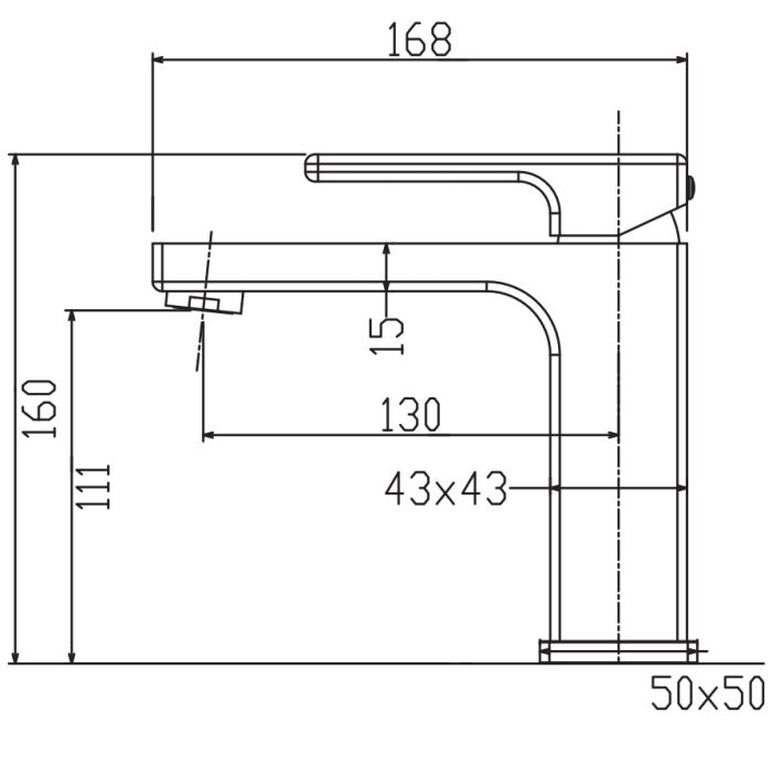 Змішувач для умивальника KOER KB-10009-04 (Колір хром+білий) (KR5975)