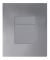 Панель змиву Koer KT-0607-07 157x198x10mm пластикова, кнопка квадратна (колір графіт) (KR5345)