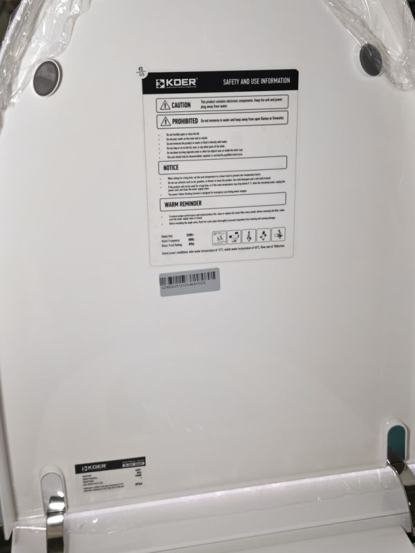 Унітаз-біде підлоговий з електронним управлінням Koer TB-0201 Smart 675x400x450mm із вбудованим бачком (KR6071)