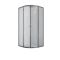 Душова кабіна з низьким піддоном Mixxus PLAIN SCT02-90x90x195-TR GRAPHITE прозоре скло 4мм (MI6901)