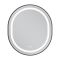 Дзеркало Mixxus Premium ELLIPSE MV05-80x70-Reverse BLACK з Led Touch, Anti-fog, димером (3-6,5kK) (MP6646)