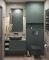 Панель змиву Koer KT-0610-05 240x160x32mmmm пластикова, кнопка квадратна (колір чорний матовий) (KR6136)