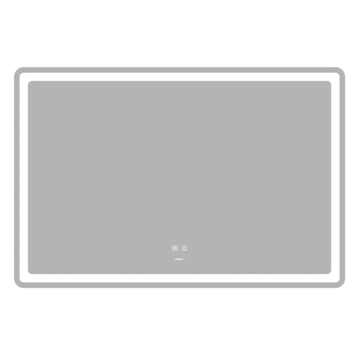 Дзеркало Zerix Mirra MR05-120x80 з LED Touch, Anti-fog, димером, регулятором яскравості (ZX6061)