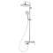 Душова колонна зі змішувачем Koer KB-56029-01 3 функції, колір хром (KR5481)