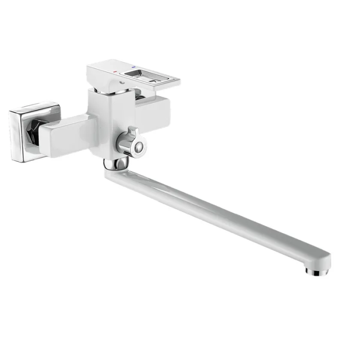 Змішувач для ванни Mixxus Premium DANTE 006 EURO White-Chrome (MI6794)