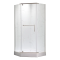 Душова кабіна з низьким піддоном MIXXUS LINES SCT01-90x90x198-TR CHROME прозоре скло 6мм NEW (в 2 ящ) (MI8370)