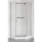 Душова кабіна з низьким піддоном Mixxus LINES SCT01-90x90x198-TR CHROME прозоре скло 6мм (MI6913)