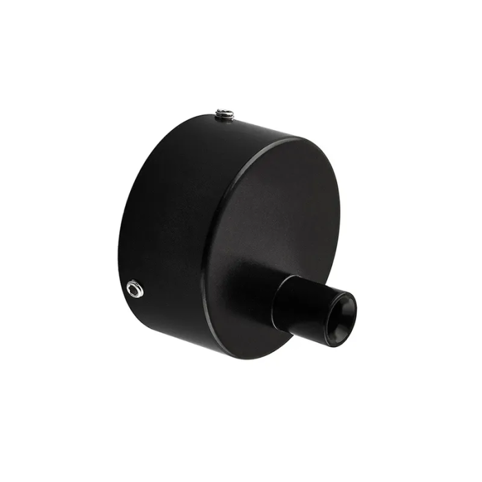 Чашка декоративна Mixxus TCC-01 BLACK (кругла) для маскування кабелю (колір чорний) (MI6638)