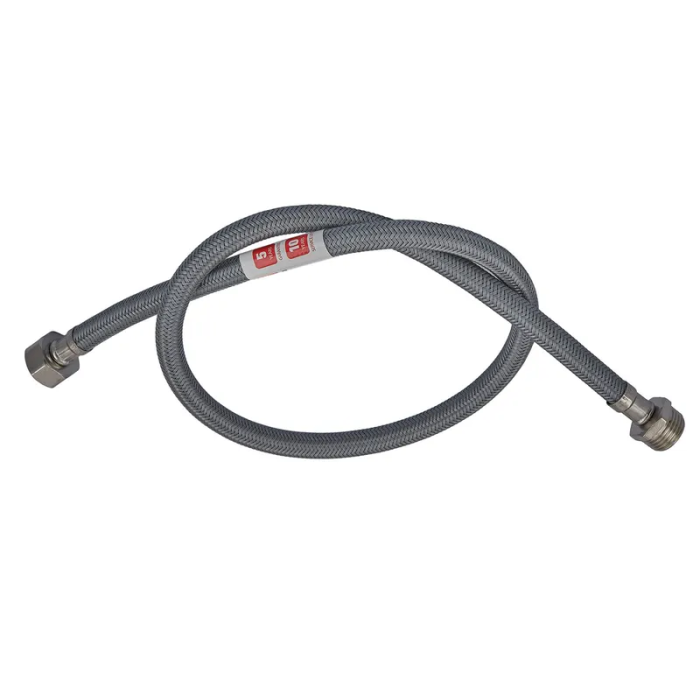 Гнучке підведення Zerix ZHN-02-FM1/2"-200 (нейлонове обплетення, гайки нерж) (ZX5154)