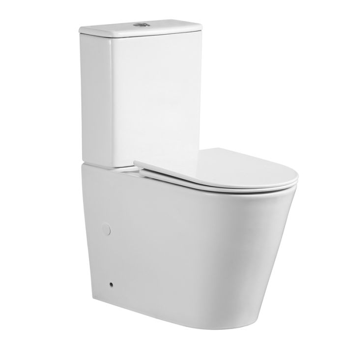 Чаша унітазу-компакту Mixxus Bevel-0407-T1 Bowl 630х350х795 Tornado 1.0 без сидіння (MI8350)