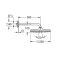Верхній душ з кронштейном до стіни Grohe Tempesta 250 Cube з WaterSaving (266872430)
