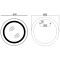 Дзеркало Mixxus PLAIN MC02-80 з Led Touch, Anti-fog, димером, регулятором яскравості, годинником (MI6931)