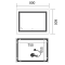 Дзеркало Mixxus Premium QUADRO MR20-80x60-Reverse з Led Touch, Anti-fog, димером, регулятором яскравості (MP6619)