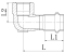 Коліно 90° ВР Koer KQ.L1506F Press-Inox AISI 304 15x1/2" (KR6406)