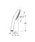 Ручний душ, 3 режими струменю Grohe New Tempesta Cube 100 (27572003)