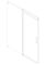 Двері в нішу Koer SR SD02-120x200-TR-01 прозоре скло Easy Clean 8мм, хром (KR5384)
