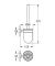 Туалетний йоржик у комплекті Grohe Essentials Cube New (40513001)