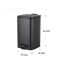 Відро для сміття з плавним закриттям квадратне Zerix Kubix-TC0108 Black 8 л колір чорний (ZX5892)