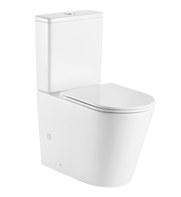 Чаша унітазу-компакту Mixxus Premium Bevel-0402-R Bowl 670х390х880 Rimless без сидіння (MI8354)
