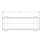 Муфта насувна Koer KQ.C15 Press-Inox AISI 304 15x15 (KR6314)