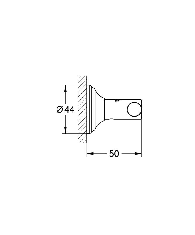 Гачок для халату Grohe Essentials Authentic (40656001)
