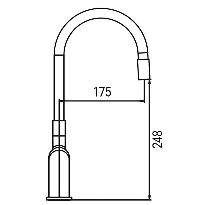 Змішувач для кухні Koer KB-70029-01 Колір хром (KR5486)