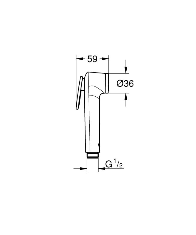 Лійка гігієнічного душу Grohe Tempesta-F Trigger Spray (27512001)