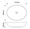 Раковина накладна Mixxus Premium ELLIPSE-0102 515х400х130mm (MP6551)