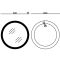 Дзеркало Mixxus PLAIN MC11-60 з Led Touch, Anti-fog, димером, регулятором яскравості (MI6663)