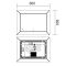 Дзеркало Mixxus Premium CUBIC MR14-80x60-Reverse з Led Touch, Anti-fog, димером, регулятором яскравості (MP6648)