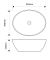 Раковина накладна Mixxus Premium ELLIPSE-0107 345х265х120mm (MP6525)