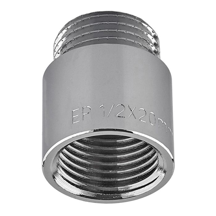 Подовжувач Europroduct EP.E020.Chr - 1/2"MF-20мм хром (EP6123)