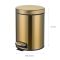 Відро для сміття з плавним закриттям кругле Mixxus Ellipse-TC0205 Brushed Gold 5л (колір матове золото) (MI8400)