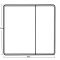Дзеркальна шафка Mixxus Premium Olivary CM01-70x70x13 з LED Touch, димером, регулятором яскравості (MI8295)