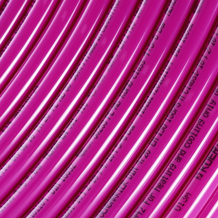 Труба для теплої підлоги з кисневим бар'єром Koer PEX-B EVOH 16 * 2,0 (pink) (400 м) (KR2852)