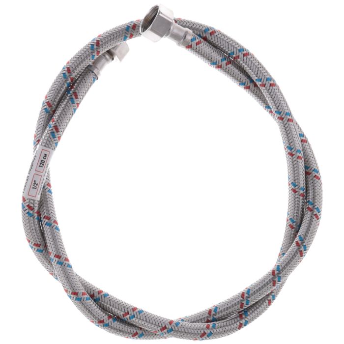 Гнучкий шланг для підключення води Гайка 1/2'' - Гайка 1/2'' (120 см) ZERIX (ZX1555)