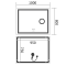 Дзеркало Mixxus Premium QUADRO MR20-100x80 з Led Touch, Anti-fog, димером, регулятором яскравості, лінзою (MP6623)