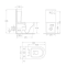 Бачок до унітазу-компакту Mixxus Ellipse-0403-T3 Tank 640х360х835 зі зливною арматурою (MI8318)