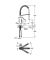 Змішувач для кухні з гнучким виливом Grohe Eurocube (31395DC0)