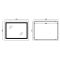 Дзеркало Mixxus WARM MR12-90x70-Reverse з Led Touch, Anti-fog, димером, регулятором яскравості (MI6675)