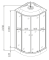 Бокс душовий без гідромасажу Mixxus STRONG SB02-90x90x215-FB SATIN з низьким піддоном (MI6886)