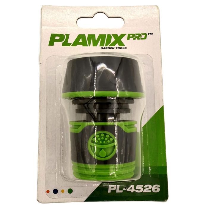 Конектор швидкознімнний "аквастоп" для шланга Plamix PRO PL-4526 3/4" (ABS+TPR+PPR) (PM6096)