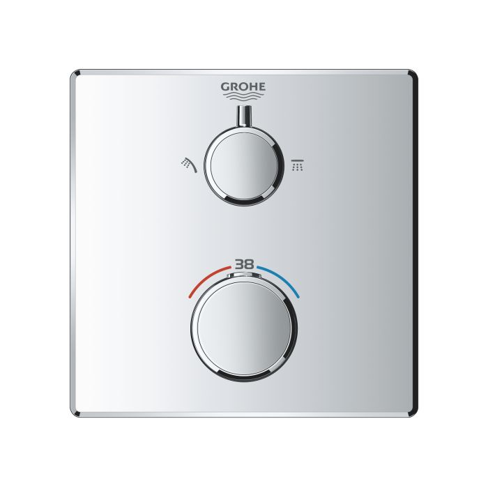 Термостат прихованого монтажу на 2 споживача Grohe Grohtherm Convent. Concealed (24079000)